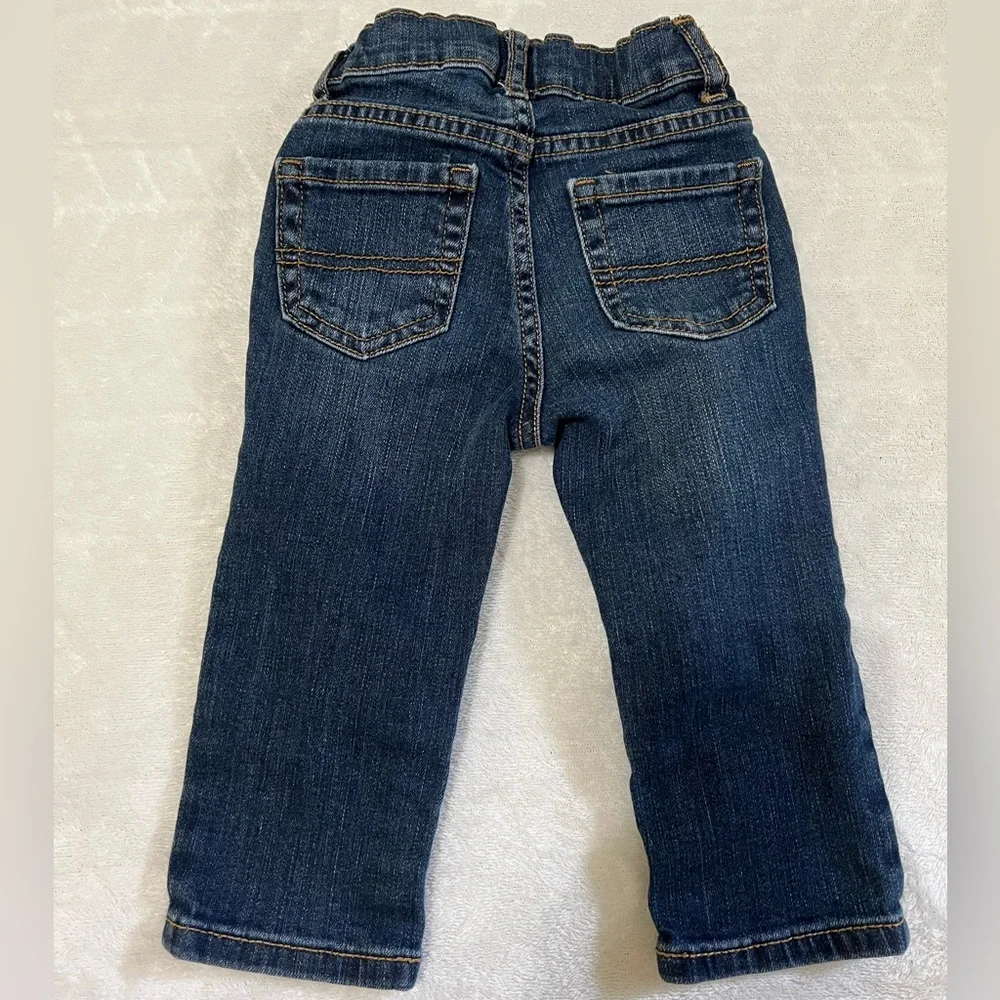 The Children's Place Denim Blue Jeans Skinny Stretch 12-18 Months Baby Boy Kids